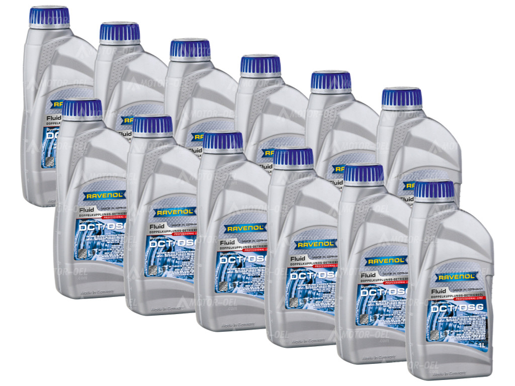 RAVENOL DCT/DSG Getriebe Fluid 12 Liter (12x1L) 1212106 RAVENOL DCT/DSG Getriebe Fluid 12 Liter (12x1L) 1212106