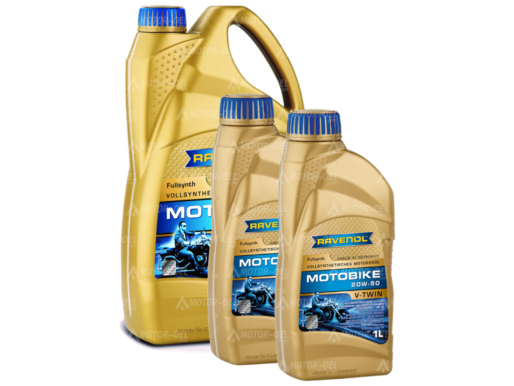 RAVENOL Motobike V-Twin SAE 20W-50 Fullsynth 6 (4+2) Ltr.