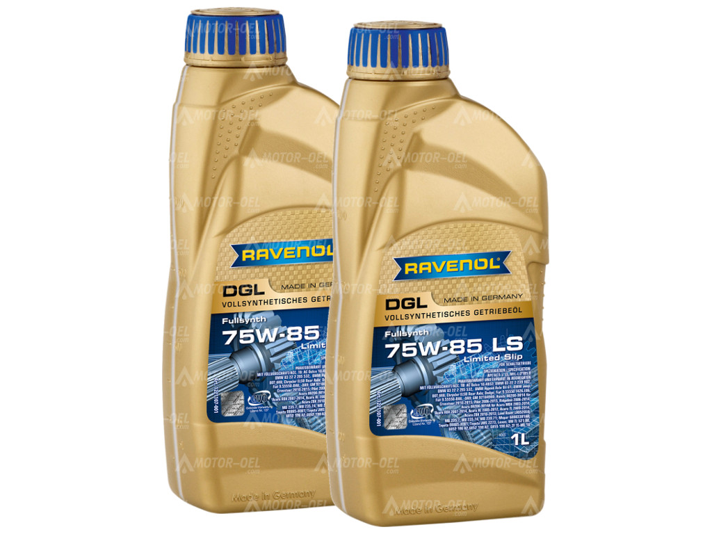 RAVENOL DGL SAE 75W-85 GL-5 LS 2 (2x1) Ltr. RAVENOL DGL SAE 75W-85 GL-5 LS 2 (2x1) Ltr.