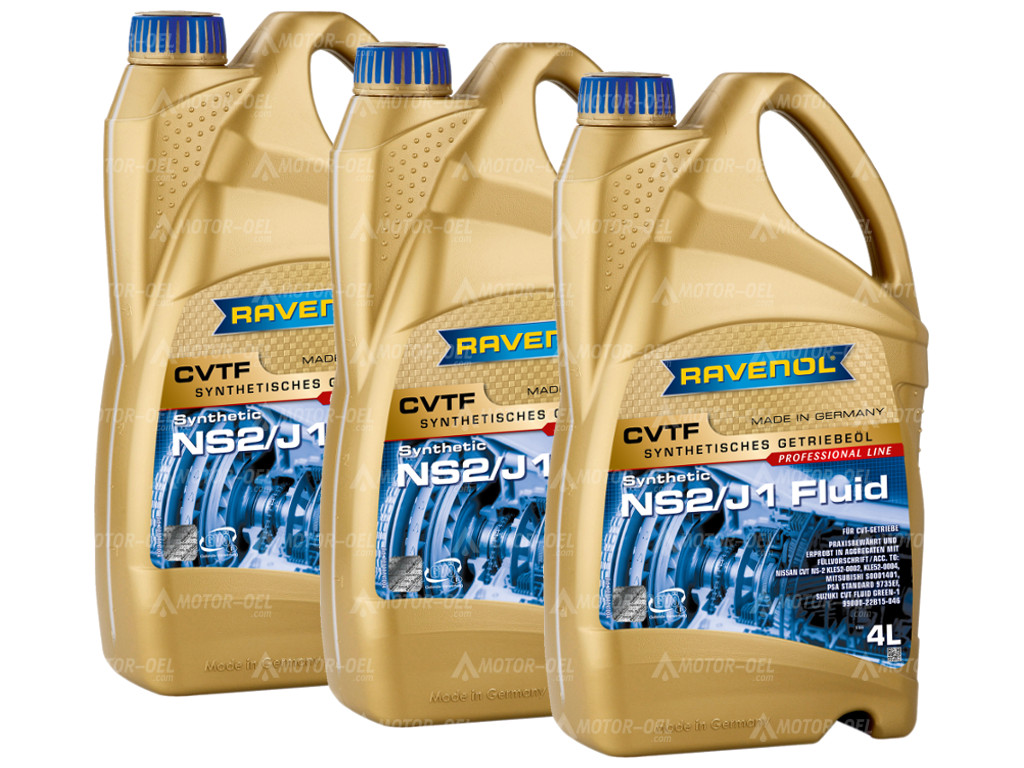 RAVENOL CVTF NS2/J1 Fluid 12 Ltr. (3x4) RAVENOL CVTF NS2/J1 Fluid 12 Ltr. (3x4)