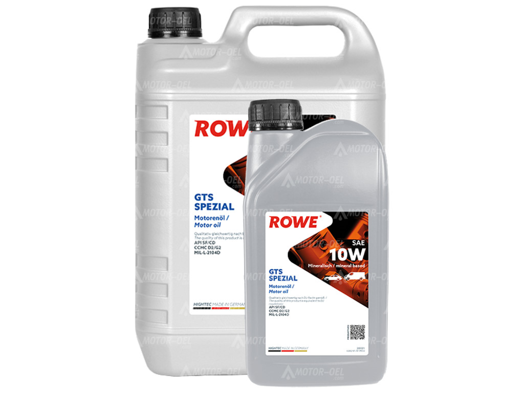 ROWE HIGHTEC GTS SPEZIAL SAE 10W 6 Liter (5L+1L), 20021