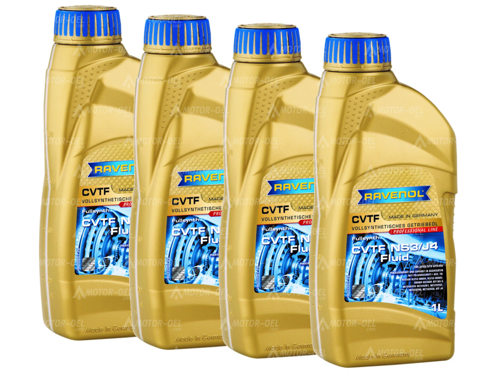 RAVENOL CVTF NS3/J4 Fluid 4 Ltr. (4x1) RAVENOL CVTF NS3/J4 Fluid 4 Ltr. (4x1)