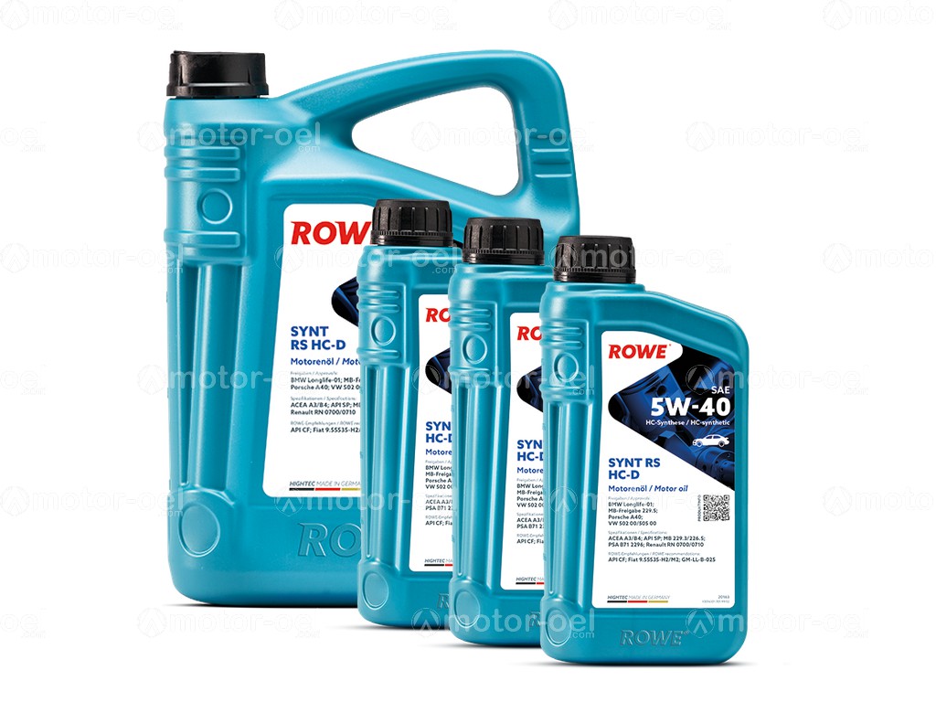 ROWE HIGHTEC SYNT RS HC-D SAE 5W-40, 8 Liter (5L+3L), 20163