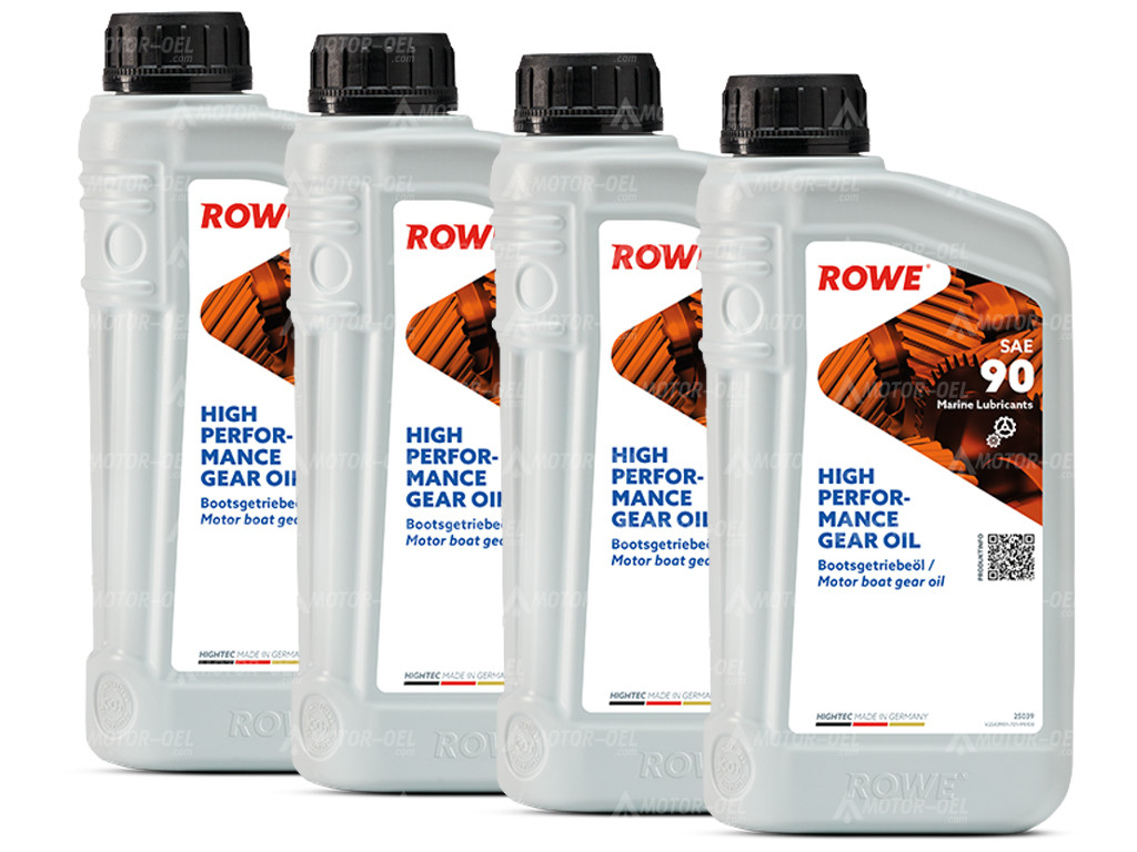 ROWE HIGHTEC HIGH PERFORMANCE GEAR OIL SAE 90, 4 Liter (4x1L), 25039