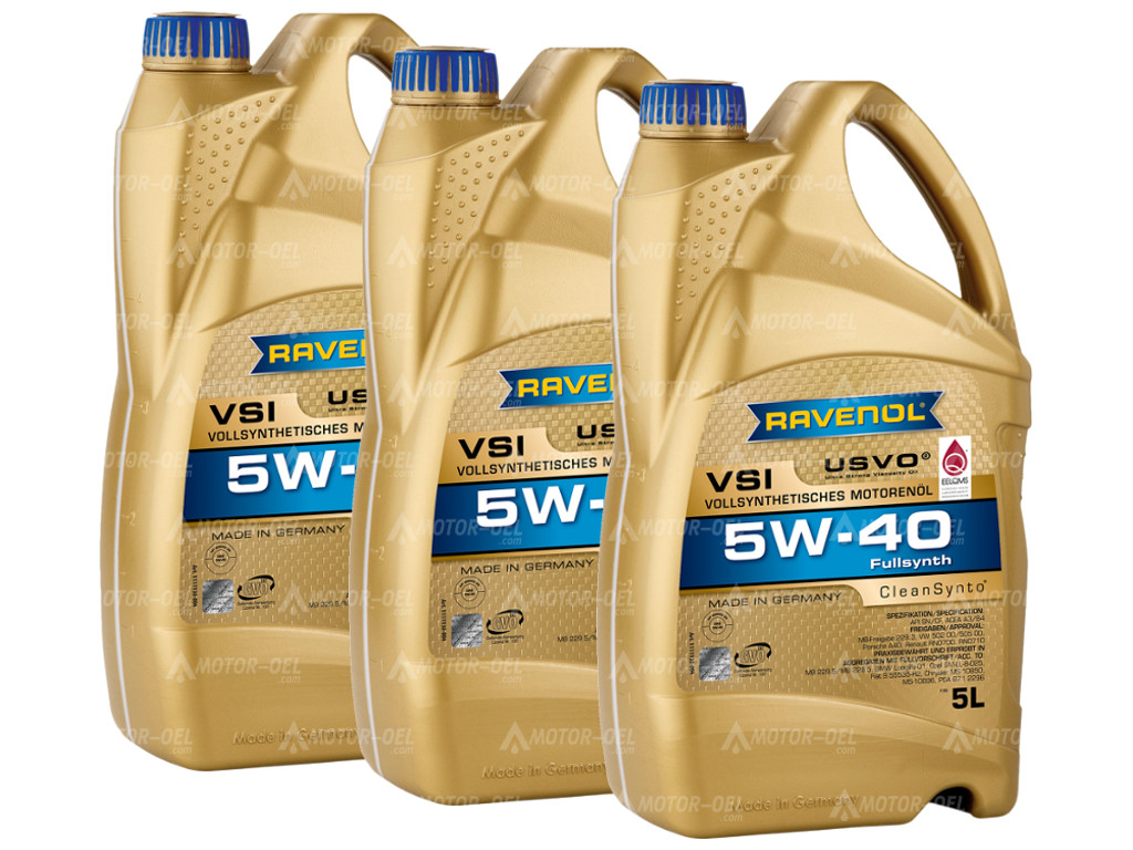 RAVENOL VSI SAE 5W-40 15 (3x5) Liter