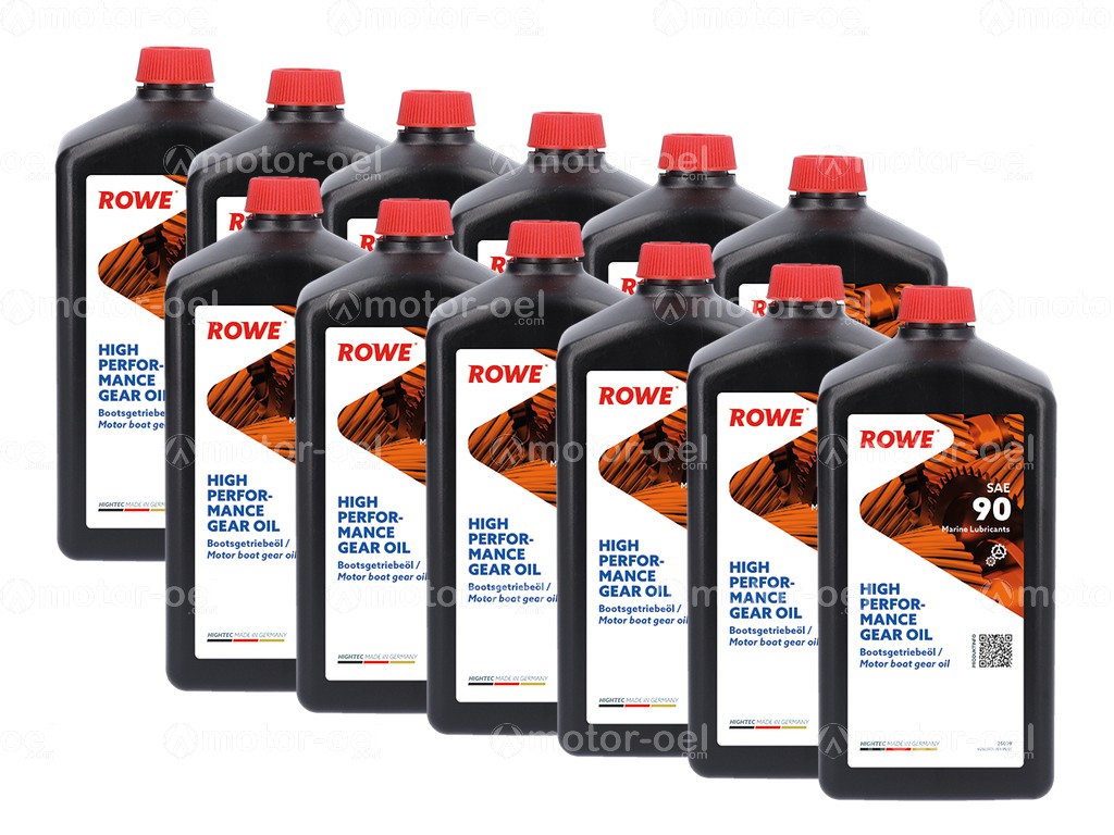 ROWE HIGHTEC HIGH PERFORMANCE GEAR OIL SAE 90, 12 Liter (12x1L), 25039