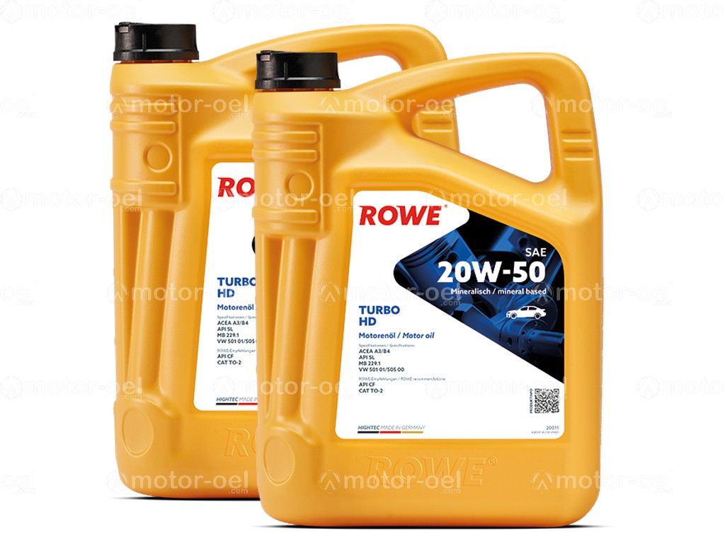 ROWE HIGHTEC TURBO HD SAE 20W-50, 10 Liter (2x5L), 20011