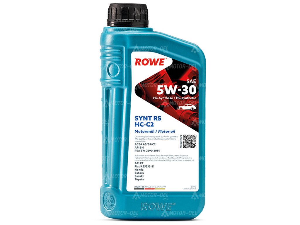 ROWE HIGHTEC SYNT RS SAE 5W-30 HC-C2, 1 Liter, 20113