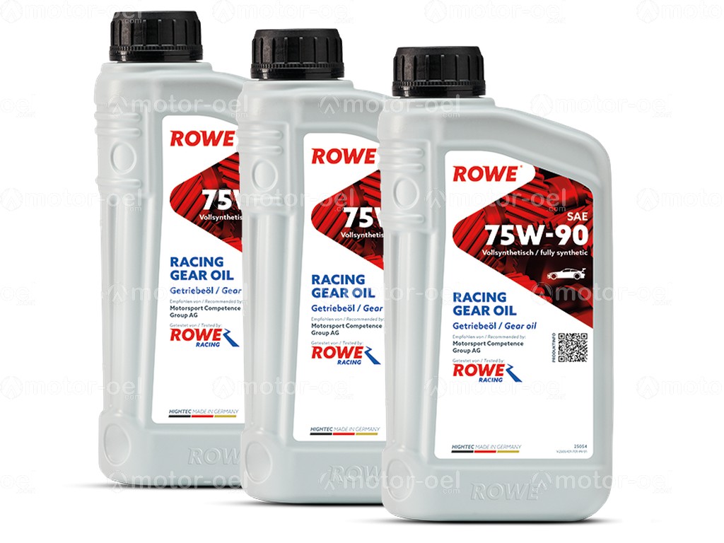 ROWE HIGHTEC RACING GEAR OIL SAE 75W-90, 3 Liter (3x1L), 25054