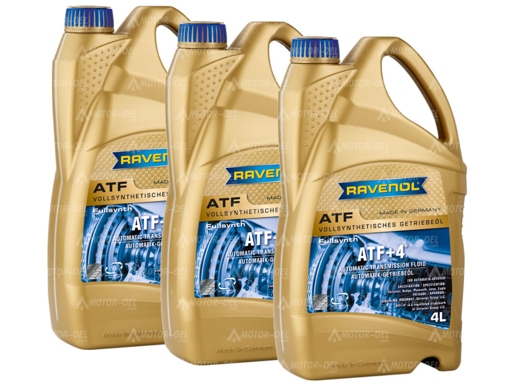 RAVENOL ATF+4® Fluid 12 (3x4) Ltr. RAVENOL ATF+4® Fluid 12 (3x4) Ltr.