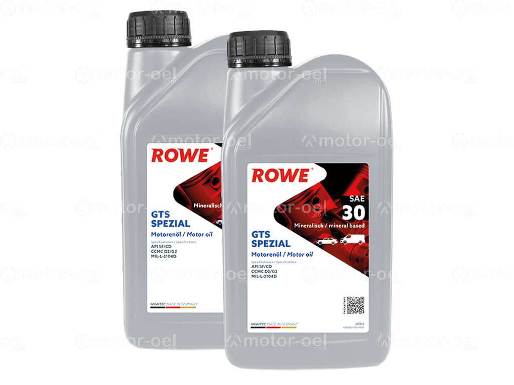 ROWE HIGHTEC GTS SPEZIAL SAE 30, 2 Liter (2x1L), 20052