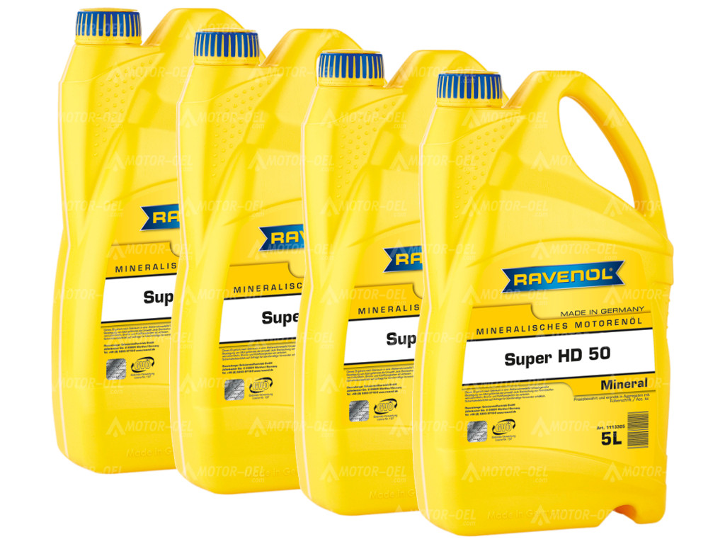 RAVENOL Super HD 50 20 (4x5) Ltr.