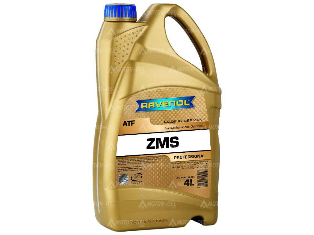 RAVENOL ATF ZMS 4 Ltr. RAVENOL ATF ZMS 8 Liter (2x4L) Getriebeöl für Automatikgetriebe, 1211102
