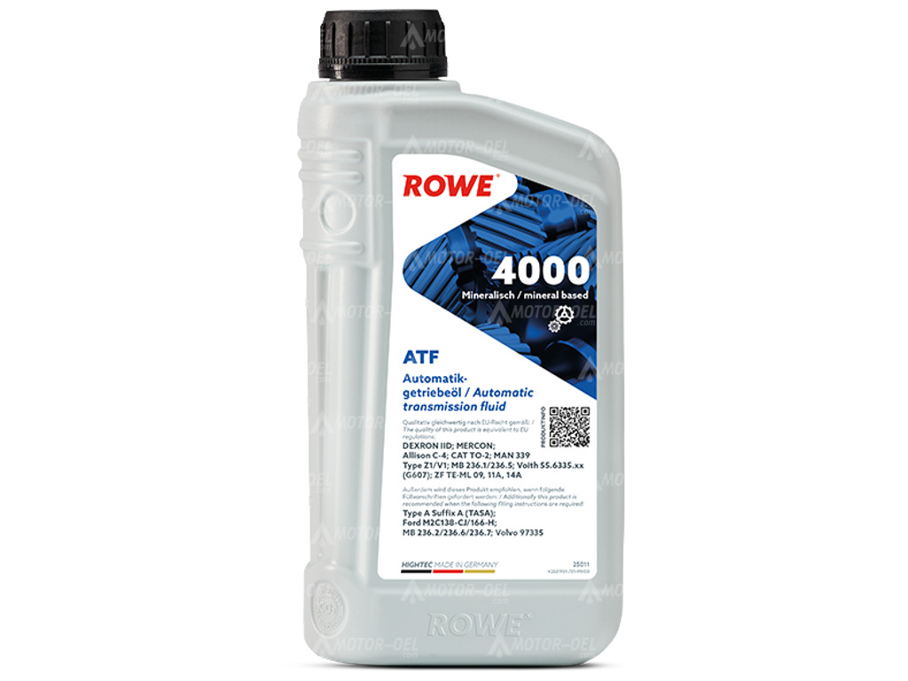 ROWE HIGHTEC ATF 4000, 1 Liter, 25011 ROWE HIGHTEC ATF 4000, 1 Liter, 25011