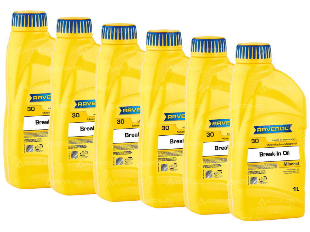 RAVENOL Break-In Oil SAE 30   Einlauföl 6 (6x1) Ltr., 