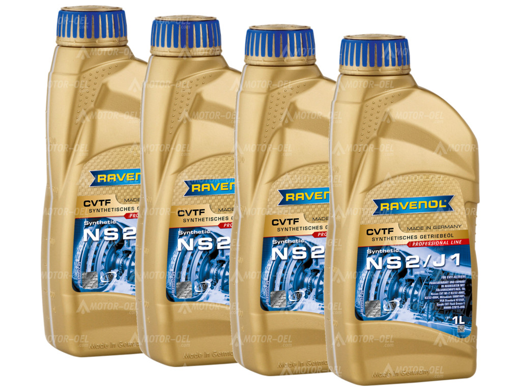 RAVENOL CVTF NS2/J1 Fluid 4 Ltr. (4x1) RAVENOL CVTF NS2/J1 Fluid 4 Ltr. (4x1)