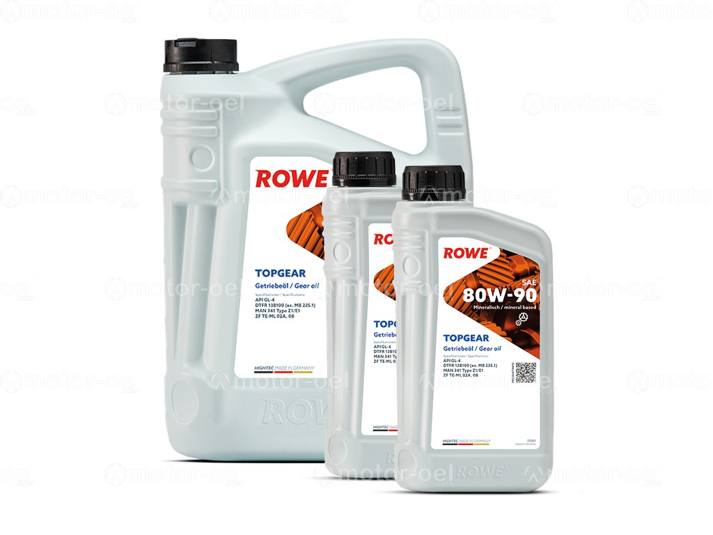 ROWE HIGHTEC TOPGEAR SAE 80W-90, 7 Liter (5L+2L), 25001
