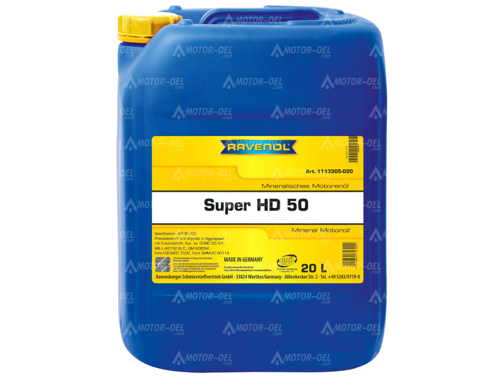RAVENOL Super HD 50 20 Ltr. RAVENOL Super HD 50 20 Ltr.
