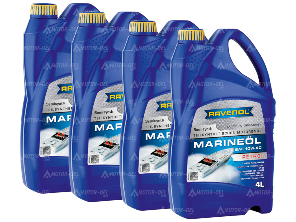 RAVENOL MARINEOIL PETROL SAE 10W-40 16 (4x4) Ltr.