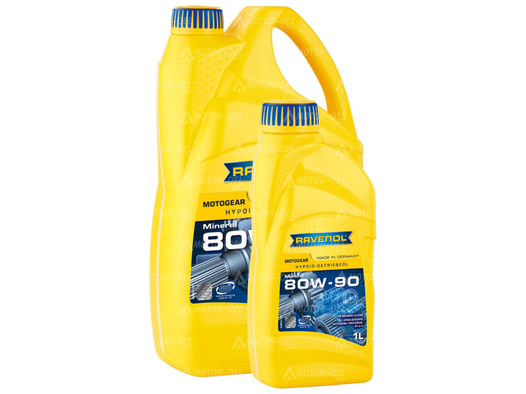 RAVENOL Motogear SAE 80W-90 GL-5, 5 (4+1) Ltr.