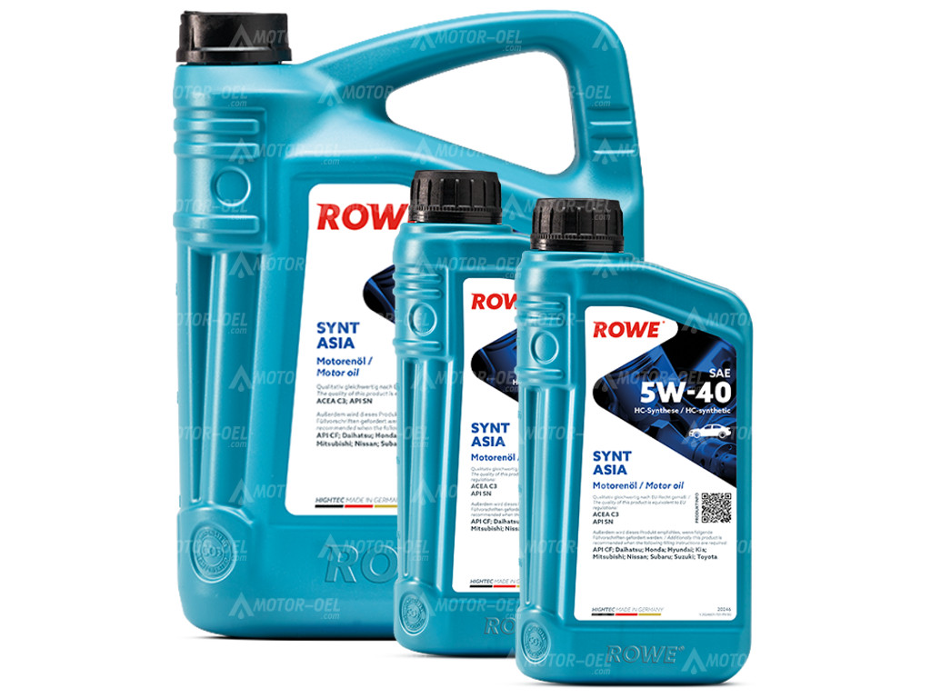 ROWE HIGHTEC SYNT ASIA SAE 5W-40, 7 Liter (5L+2L), 20246