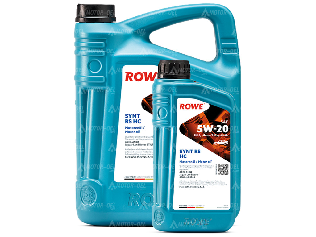 ROWE HIGHTEC SYNT RS HC SAE 5W-20, 6 Liter (5L+1L), 20186