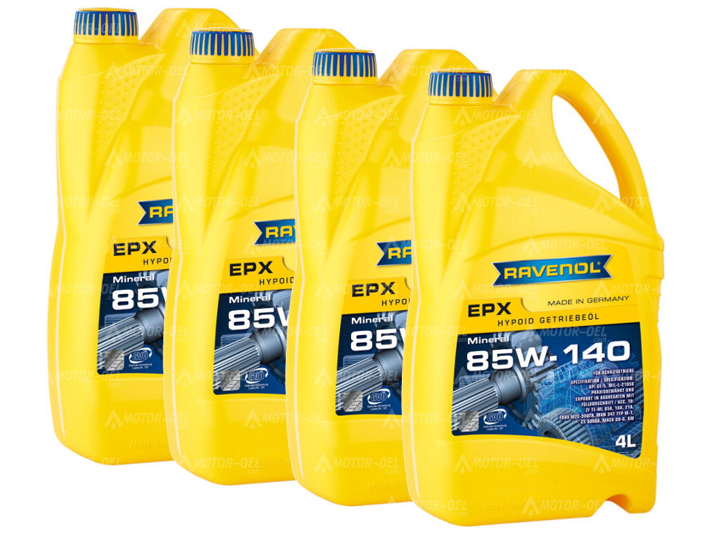 RAVENOL Getriebeoel EPX SAE 85W-140 GL 5 16 (4x4) Ltr.