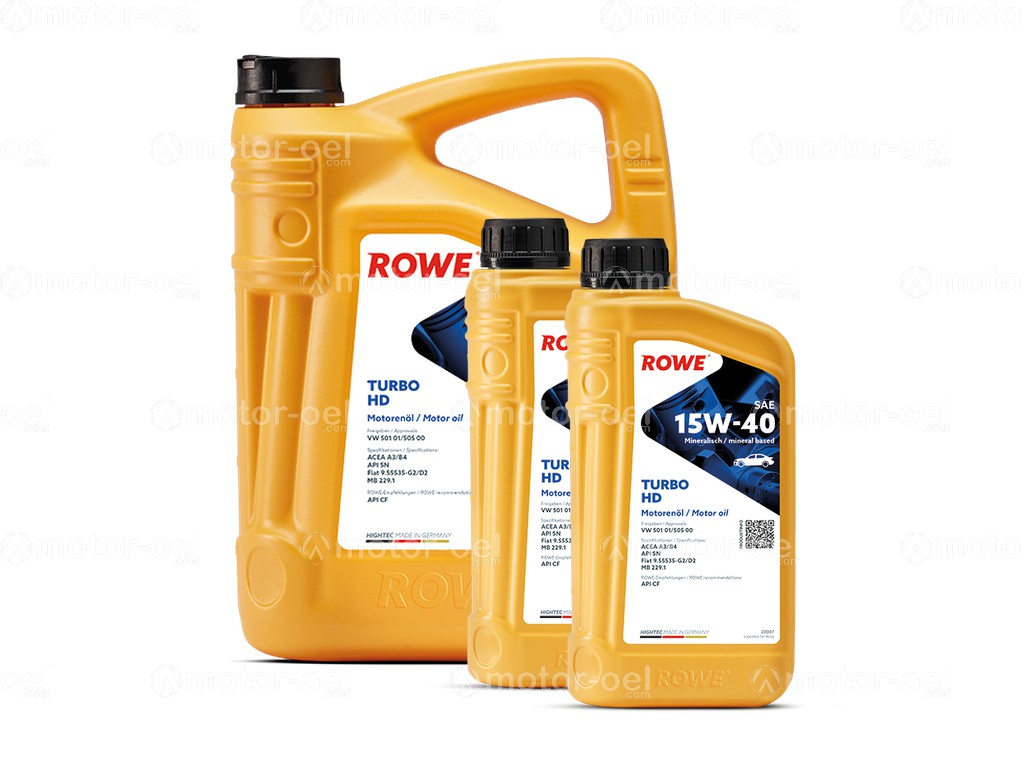 ROWE HIGHTEC TURBO HD SAE 15W-40, 7 Liter (5L+2L), 20007