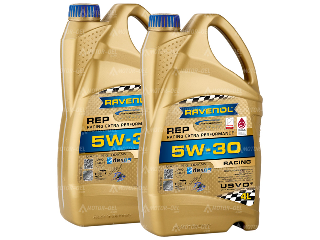 8 Liter (2x4L) RAVENOL REP Racing Extra Performance SAE 5W-30, 1141088