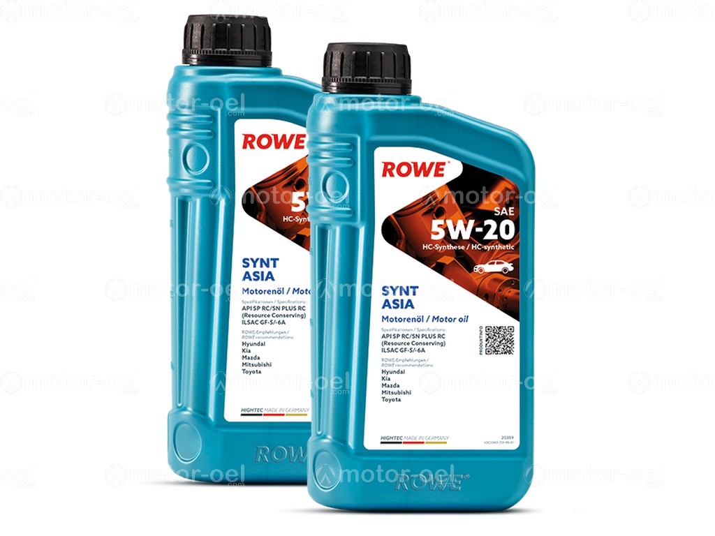ROWE HIGHTEC SYNT ASIA SAE 5W-20, 2 Liter (2x1L), 20359