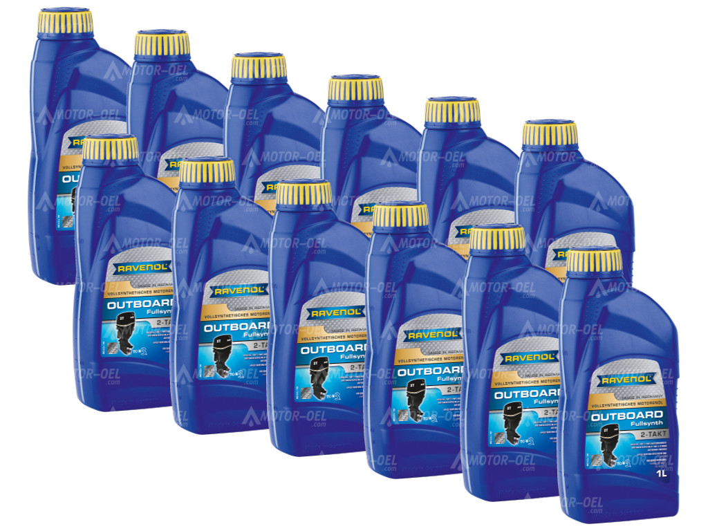 RAVENOL Outboardoel 2T Fullsynth. 12 Ltr.