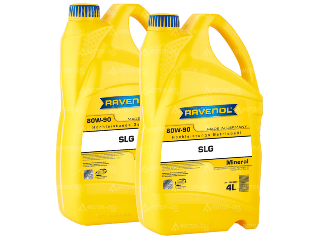 RAVENOL Getriebeoel SLG SAE 80W-90 8 (2x4) Ltr.