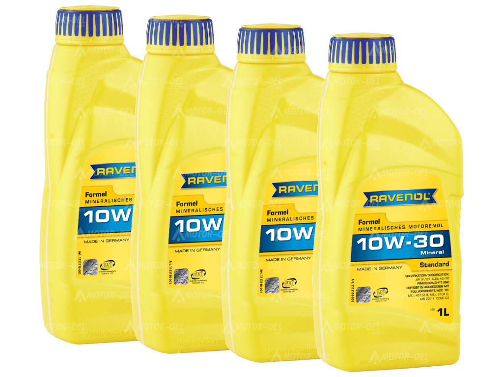 RAVENOL Formel Standard 10W-30 4 (4x1) Ltr. RAVENOL Formel Standard 10W-30 4 (4x1) Ltr.