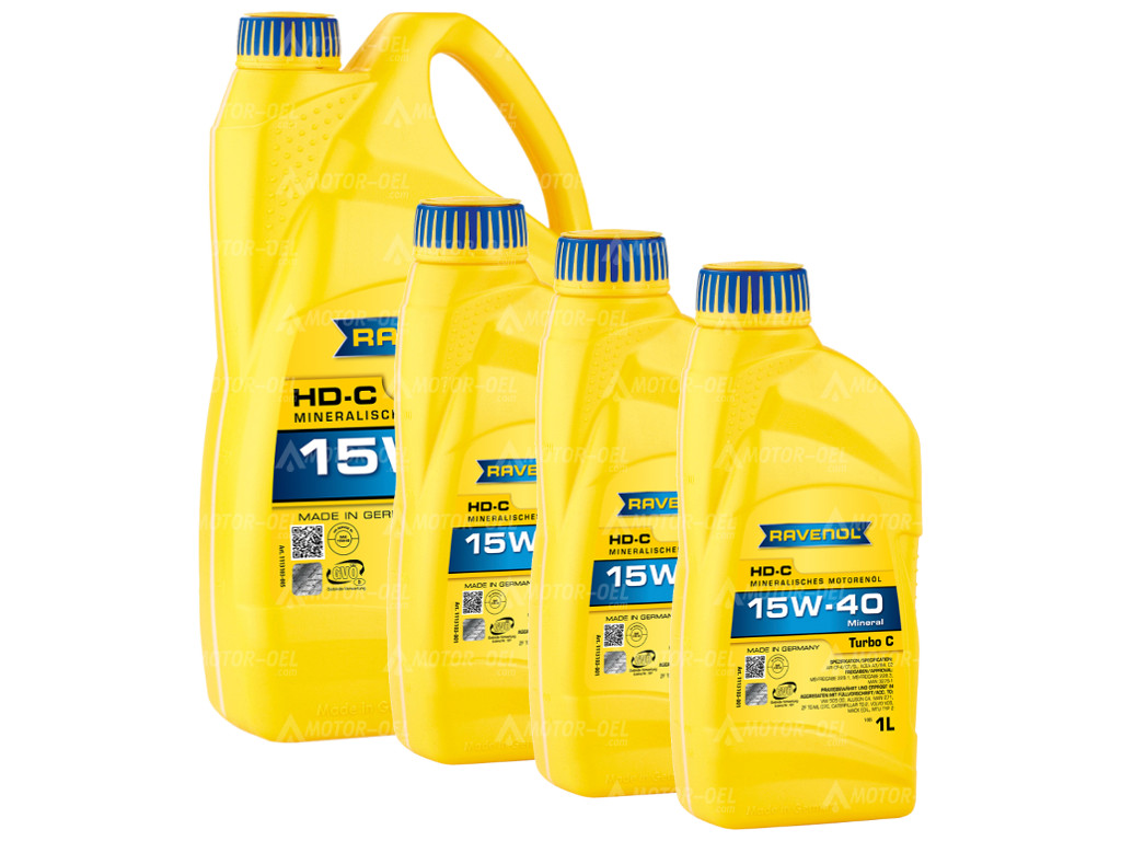 RAVENOL Turbo-C HD-C SAE 15W-40 8 (5+3) Ltr.