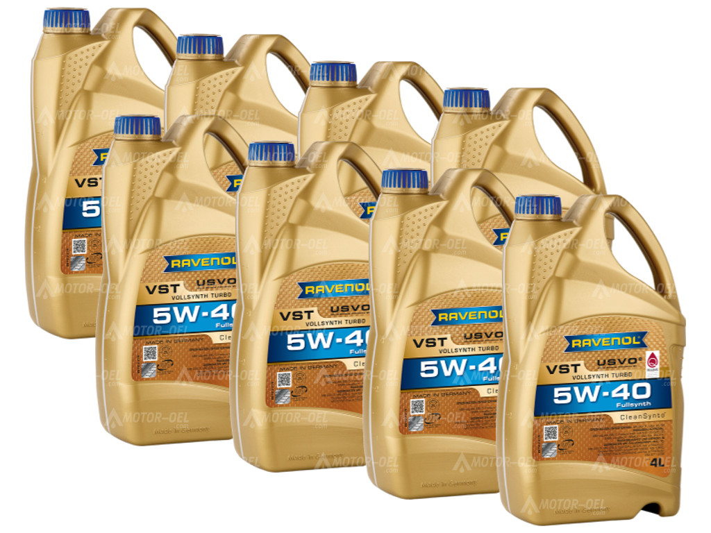 RAVENOL VollSynth Turbo VST SAE 5W-40, 32 Liter (8x4L), 1111136