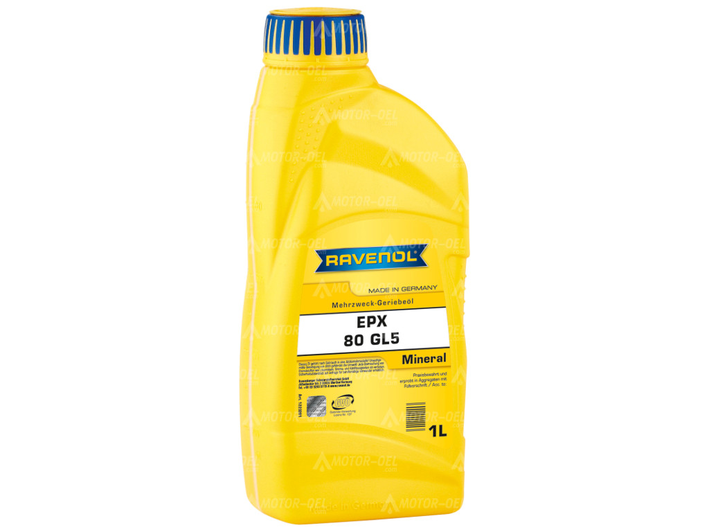 RAVENOL Getriebeoel EPX SAE 80 GL 5 1 Ltr.