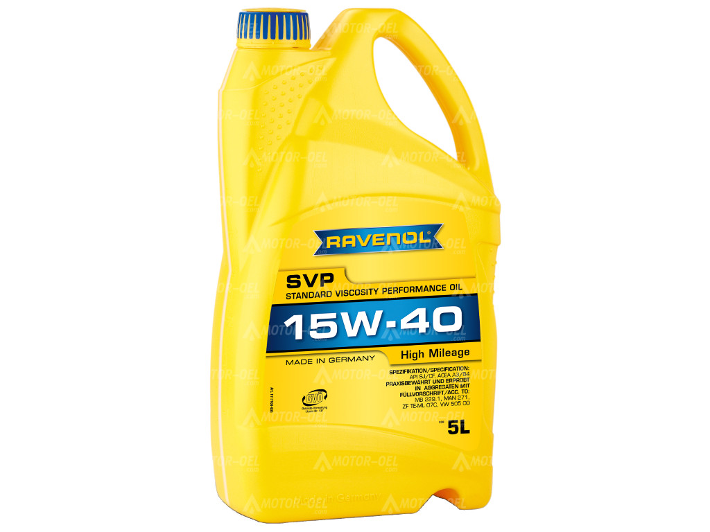 RAVENOL SVP Standard Viscosity Performance Oil SAE 15W-40 5 Ltr.