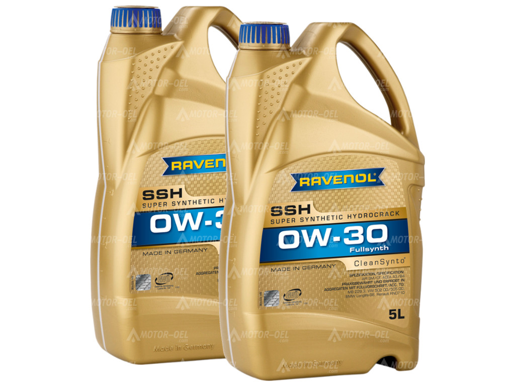 RAVENOL Super Synthetic Hydrocrack SSH SAE 0W-30  10 Ltr. (2x5)
