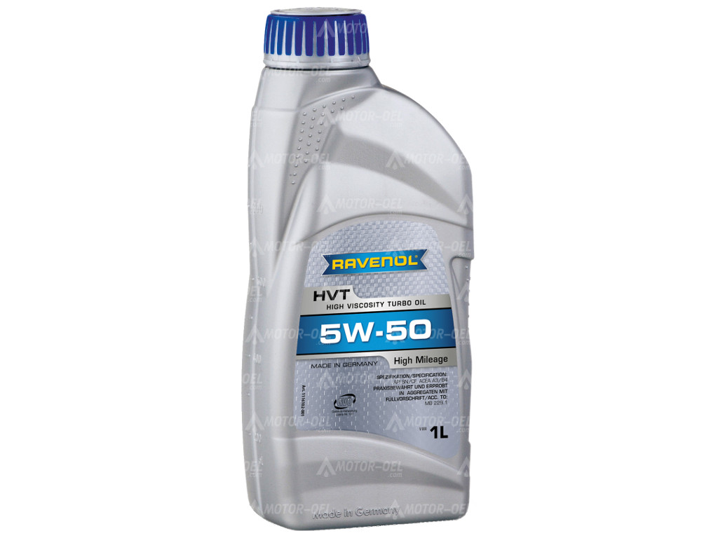 RAVENOL HVT High Viscosity Turbo Oil SAE 5W-50, 1 Liter, 1116102