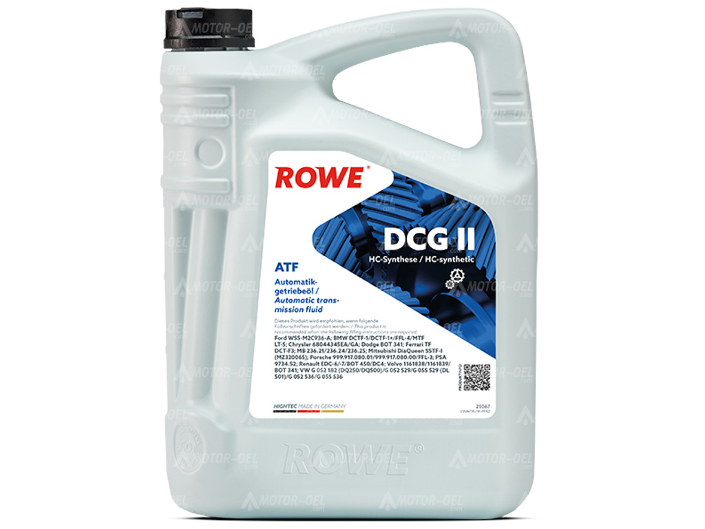 ROWE HIGHTEC ATF DCG II, 5 Liter, 25067 ROWE HIGHTEC ATF DCG II, 5 Liter, 25067