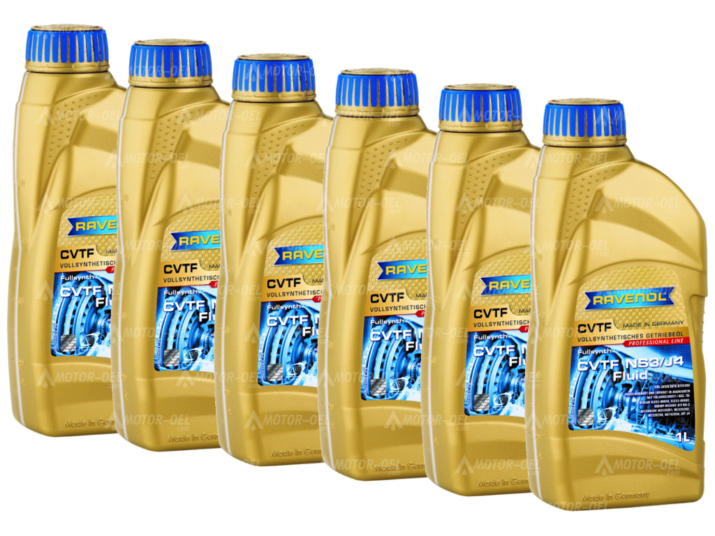 RAVENOL CVTF NS3/J4 Fluid 6 Ltr. (6x1) RAVENOL CVTF NS3/J4 Fluid 6 Ltr. (6x1)
