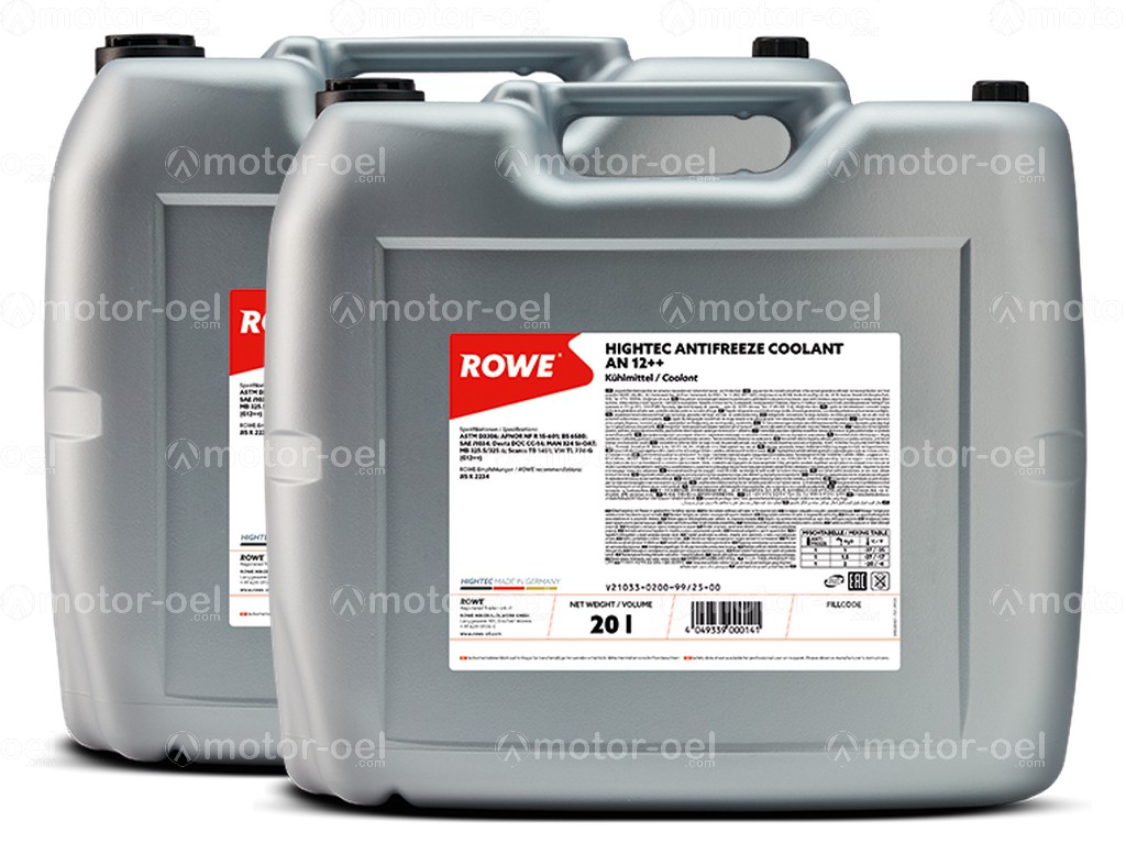 ROWE HIGHTEC ANTIFREEZE AN 12++, 40 Liter (2x20L)  , 21033