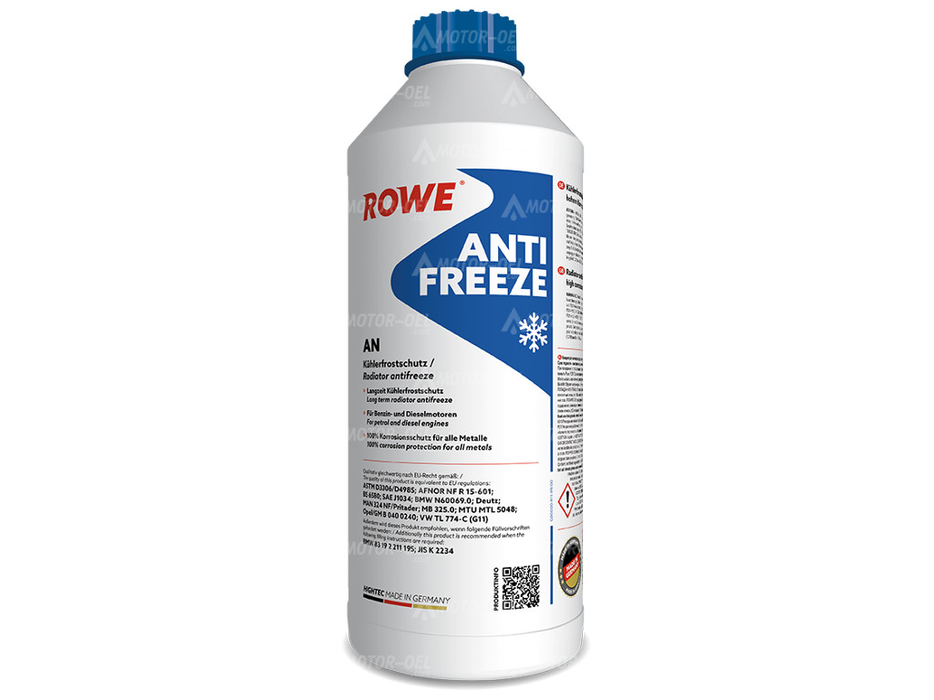 ROWE HIGHTEC ANTIFREEZE COOLANT AN 1,5 Liter, 21010