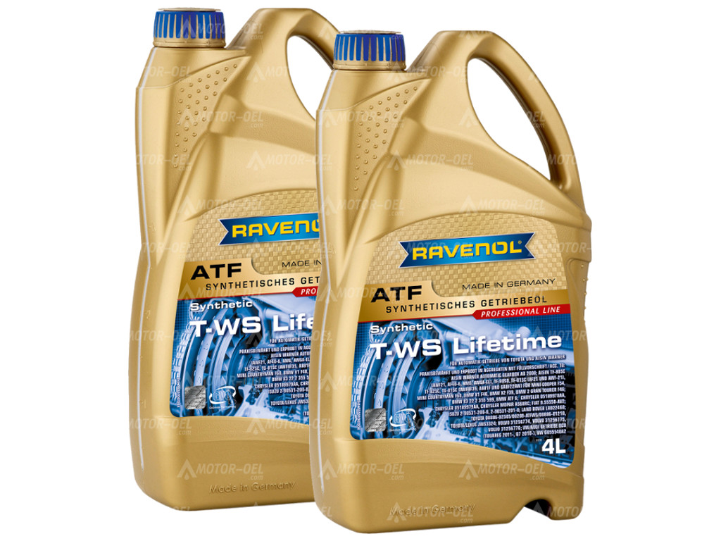 RAVENOL ATF T-WS Lifetime 8 (2x4) Ltr. RAVENOL ATF T-WS Lifetime 8 (2x4) Ltr.