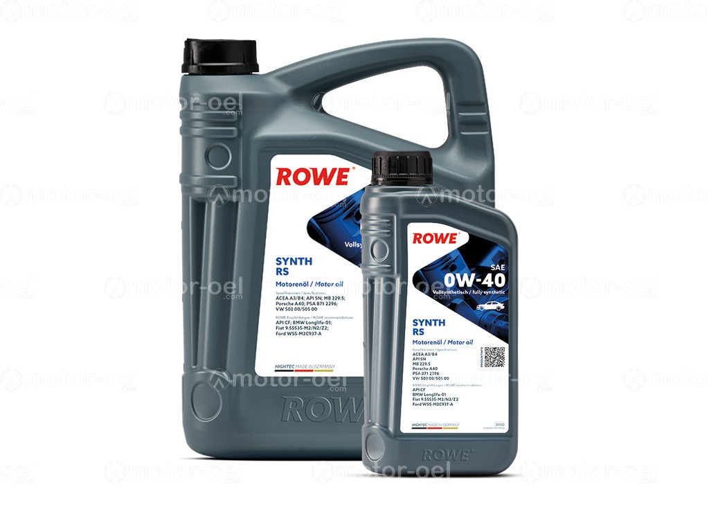 ROWE HIGHTEC SYNTH RS SAE 0W-40, 6 Liter (5L+1L), 20020