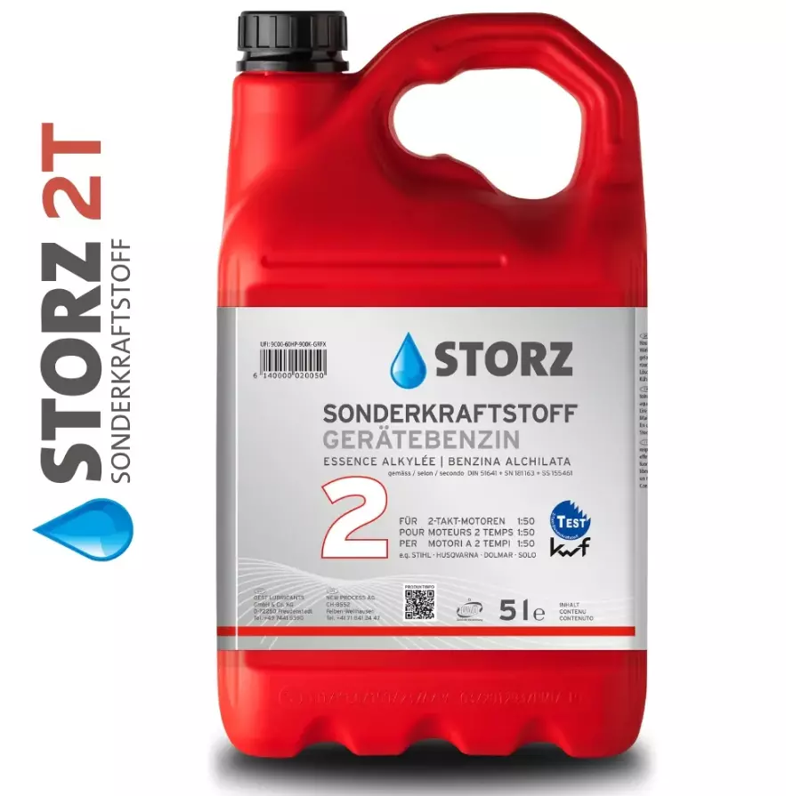 OEST Kombi-Halterungssystem mit 5L STORZ Gerätebenzin 2T, 29000-44H