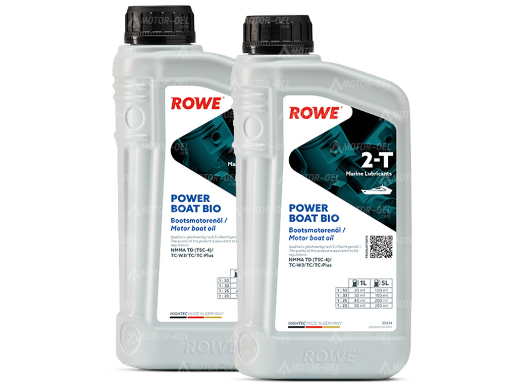 ROWE HIGHTEC POWER BOAT 2-T BIO, 2 Liter (2x1L), 20034